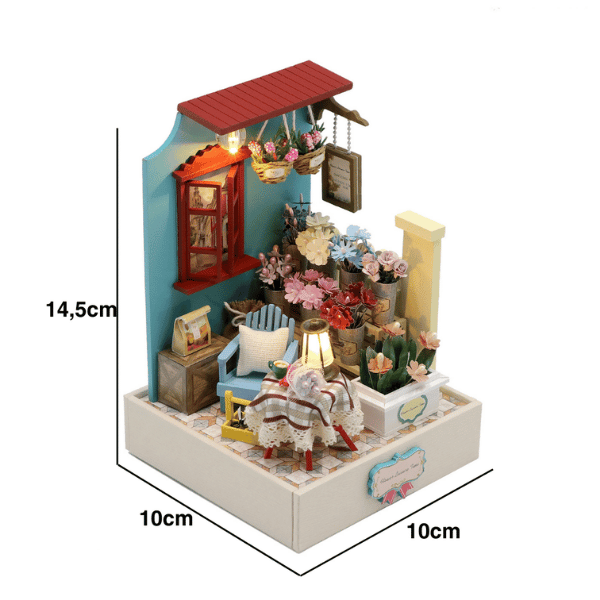 Çiçek Köşesi Minyatür Set - Ölçüler