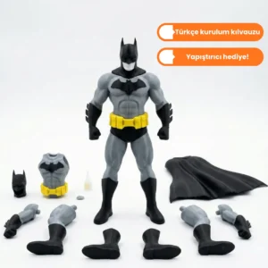 Kendin Yap Figür Seti | Siyah Pelerinli Kahraman Temalı Koleksiyon Figürü